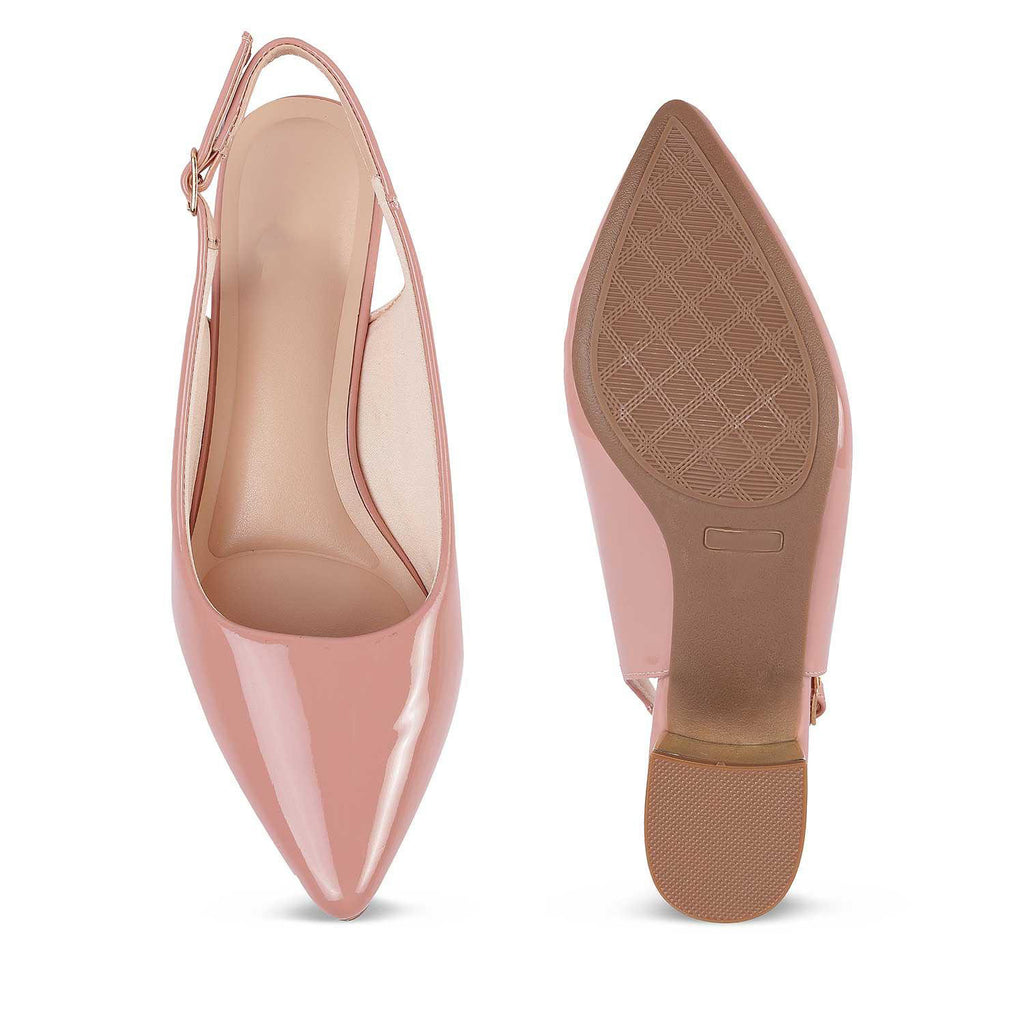 Women’s Stylish Pink Slingback Heels