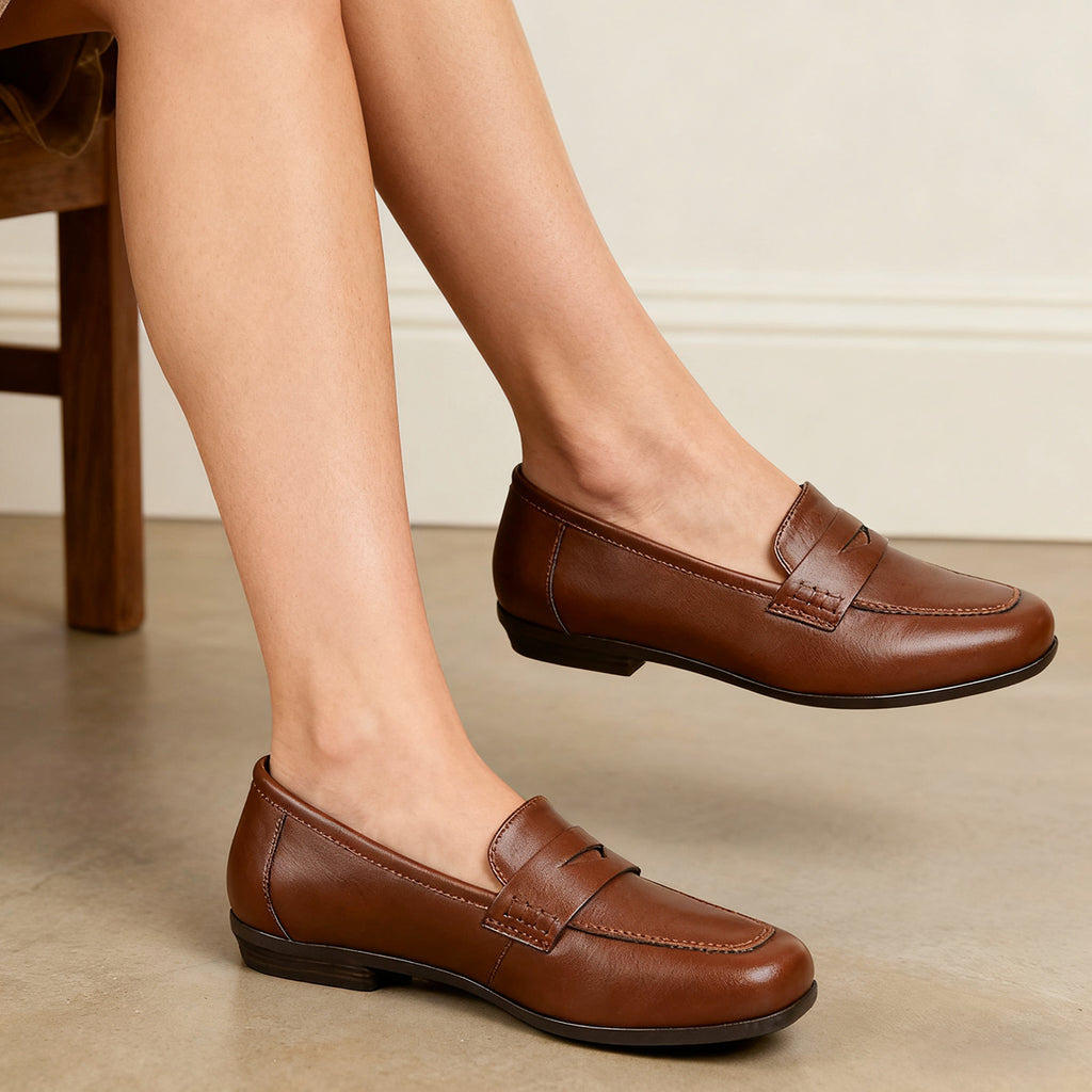 Women’s Penny Loafers with Everyday Comfort Support