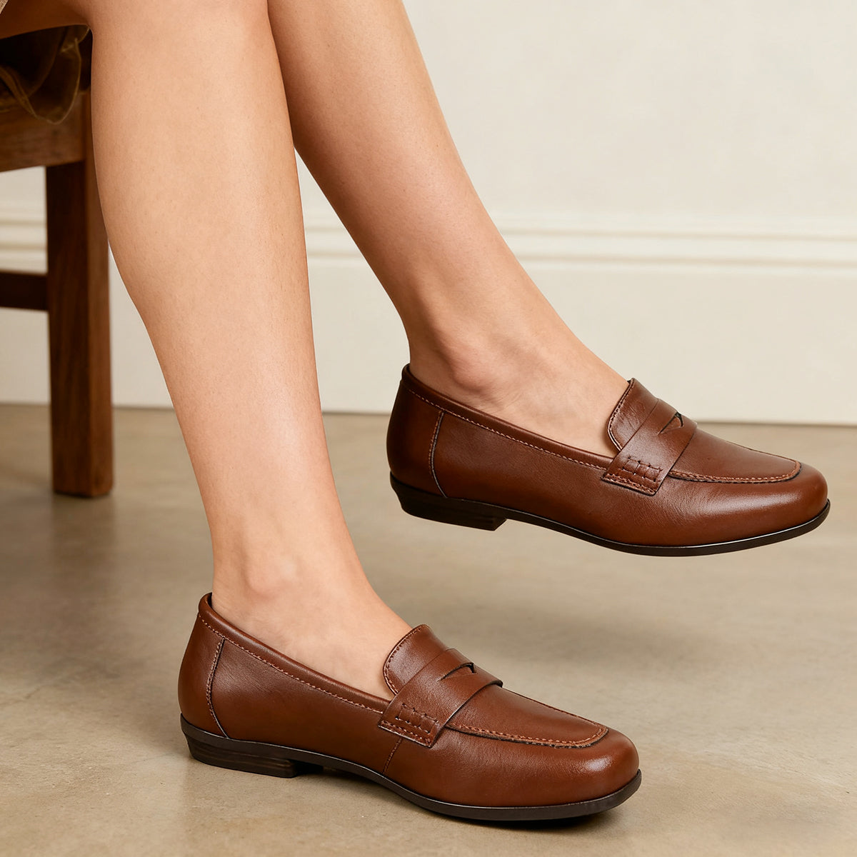 Women’s Penny Loafers with Everyday Comfort Support