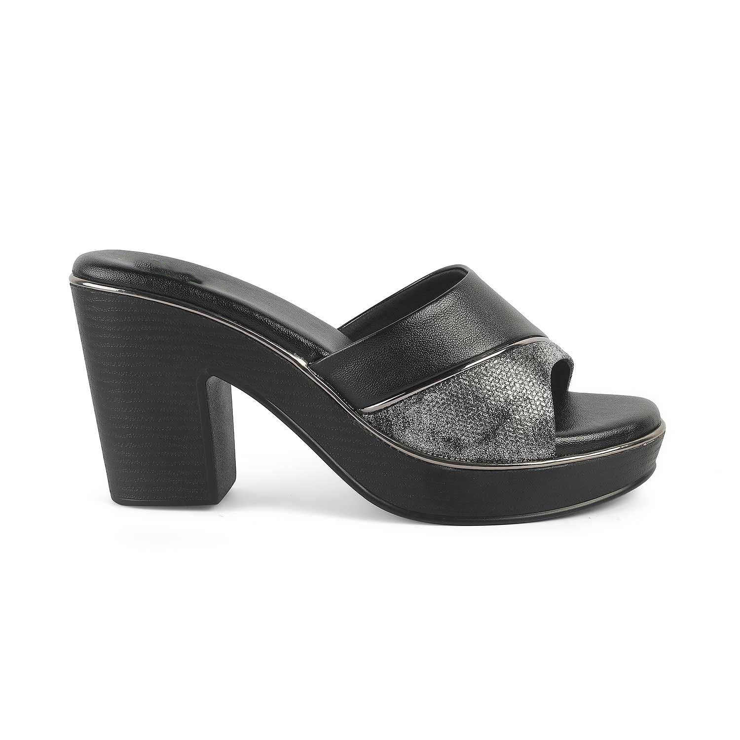 Black Women’s Block Heel  Sandals