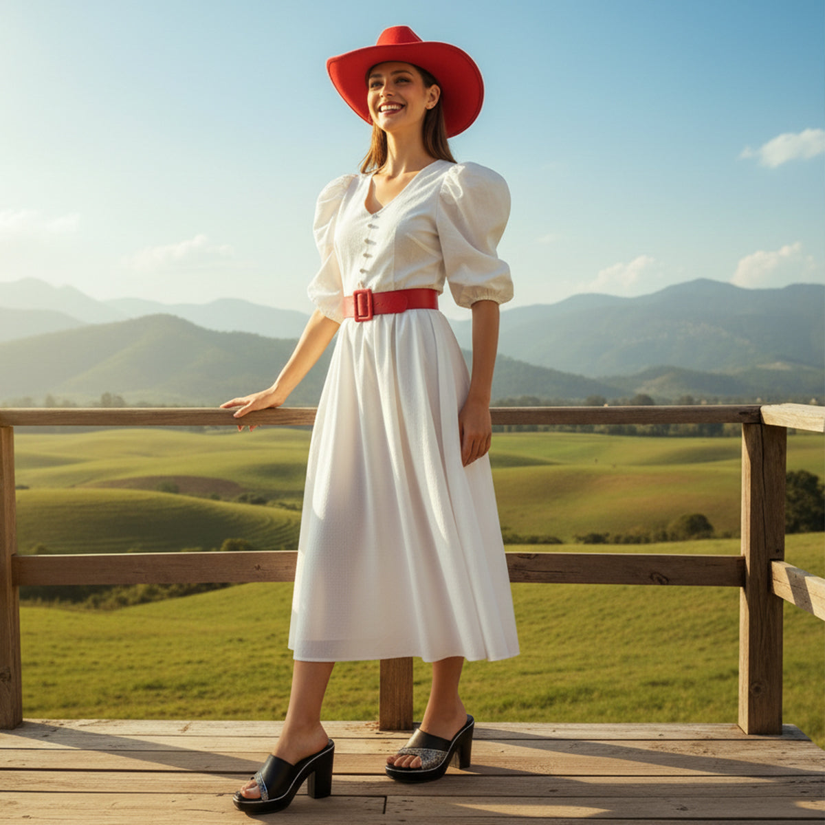 Black Women’s Block Heel  Sandals