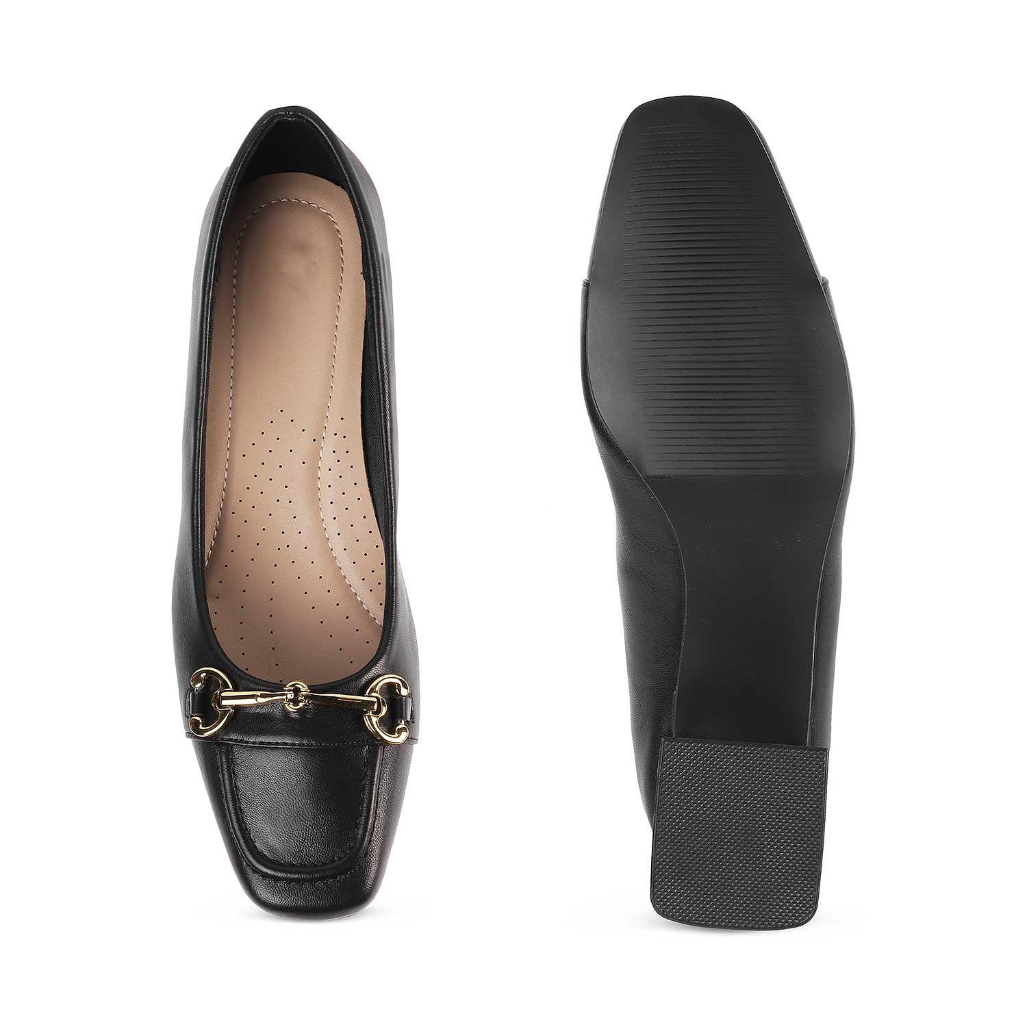 Women’s Classic Black Block Heel Pumps