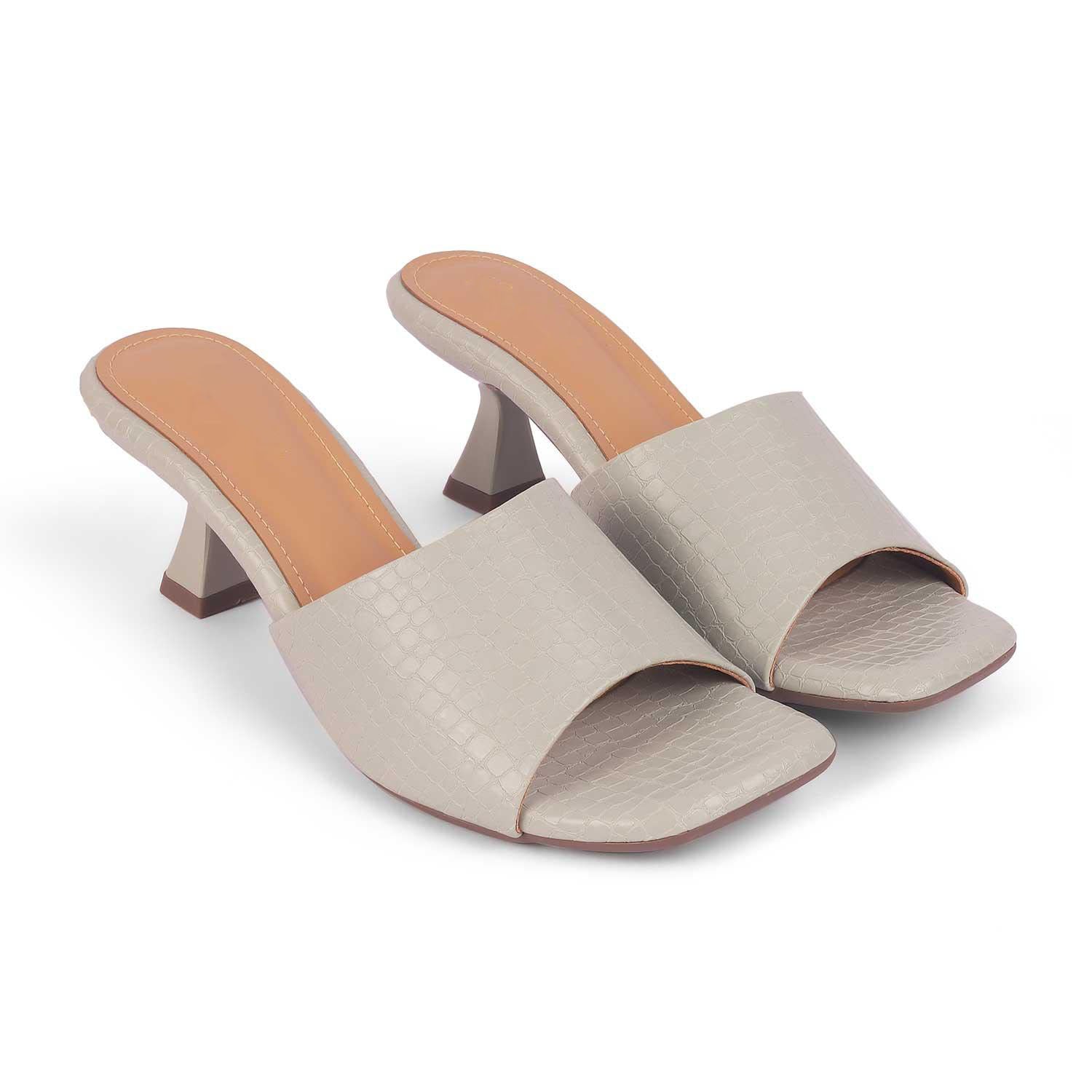 Bray Grey Women’s Block Heel Sandals