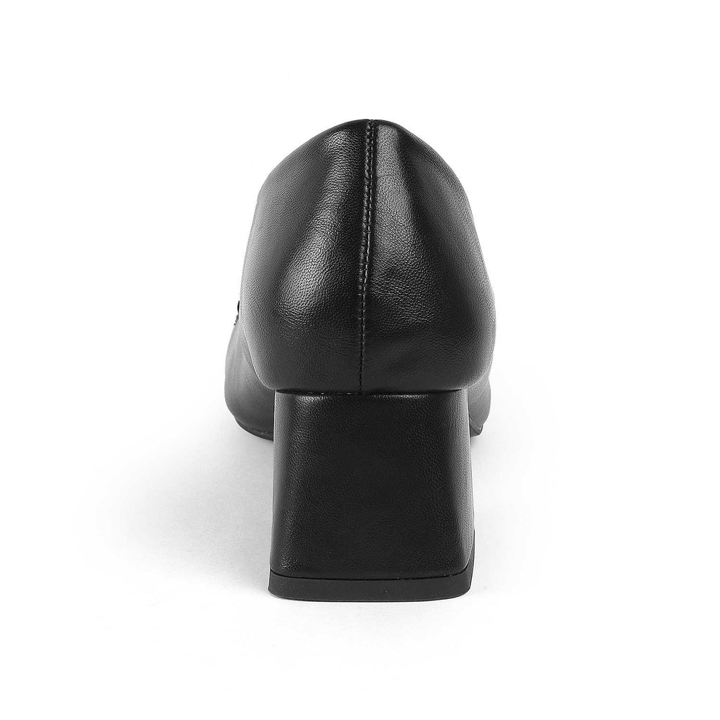Women’s Classic Black Block Heel Pumps