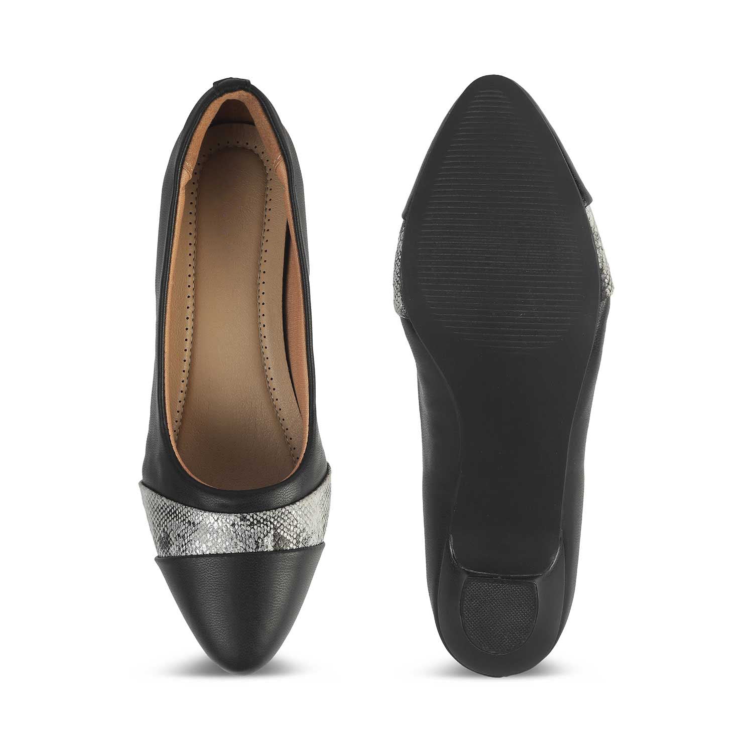 Women’s Elegant Black Low Heel Pumps