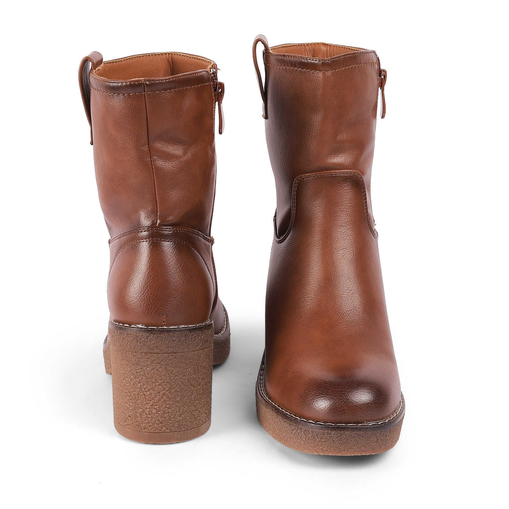 Women’s Mid Calf Boots with Comfortable Everyday Support