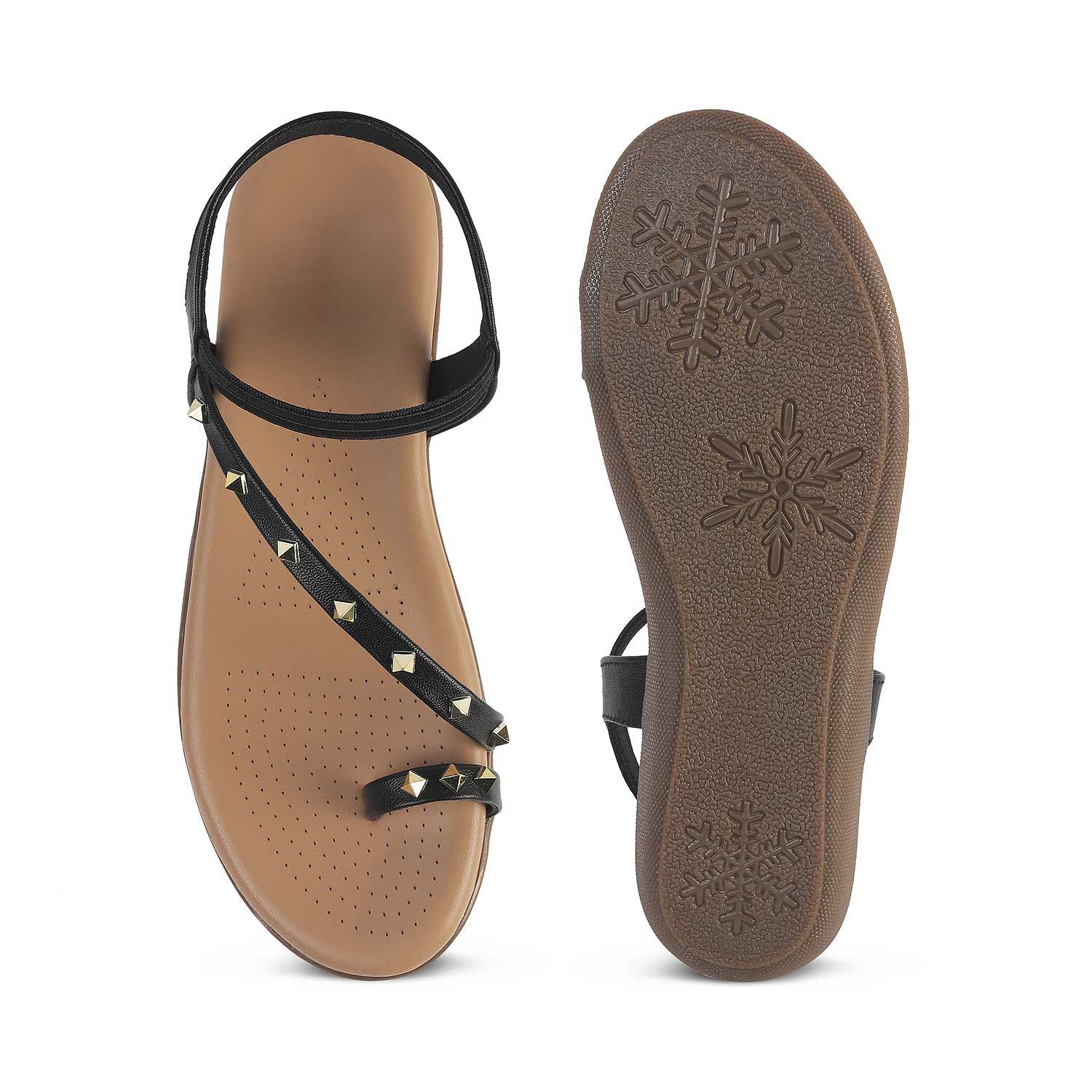 Women’s Studded Sandals with Cushioned Everyday Comfort