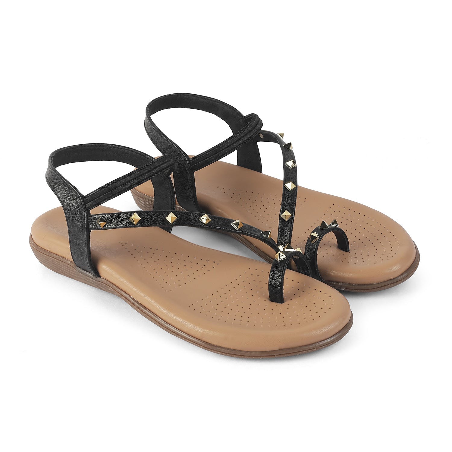 Women’s Studded Sandals with Cushioned Everyday Comfort