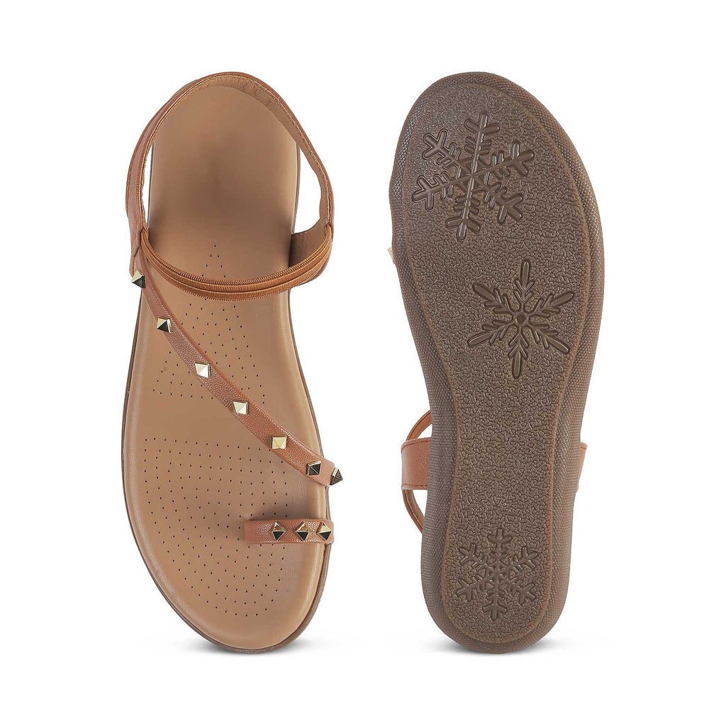 Women’s Studded Sandals with Cushioned Everyday Comfort