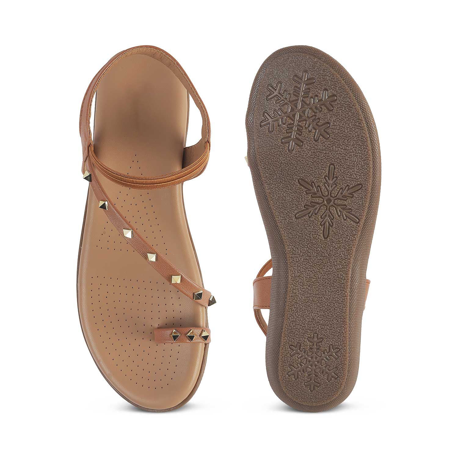 Women’s Studded Sandals with Cushioned Everyday Comfort