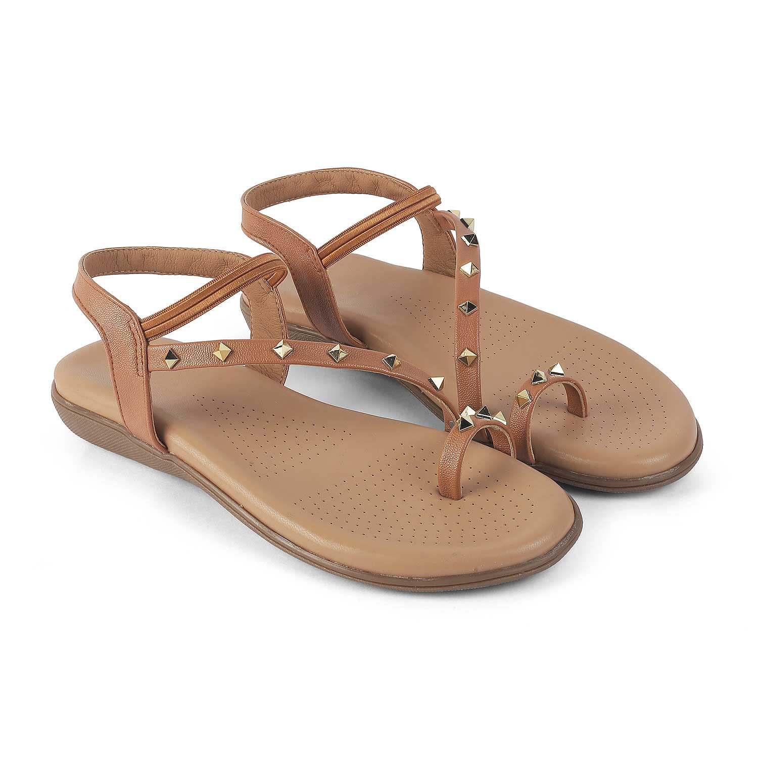 Women’s Studded Sandals with Cushioned Everyday Comfort