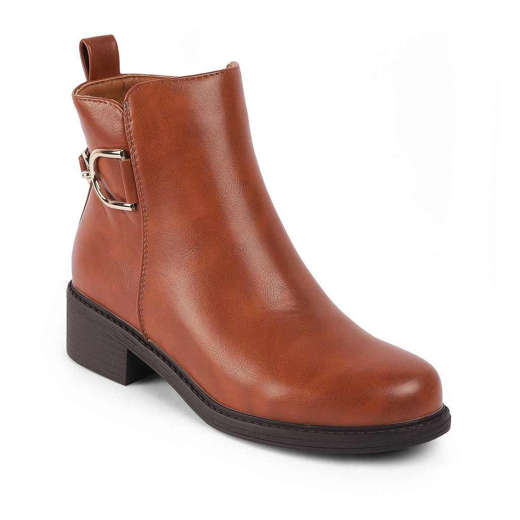 Women’s Buckle Accent Ankle Boots with Everyday Urban Style