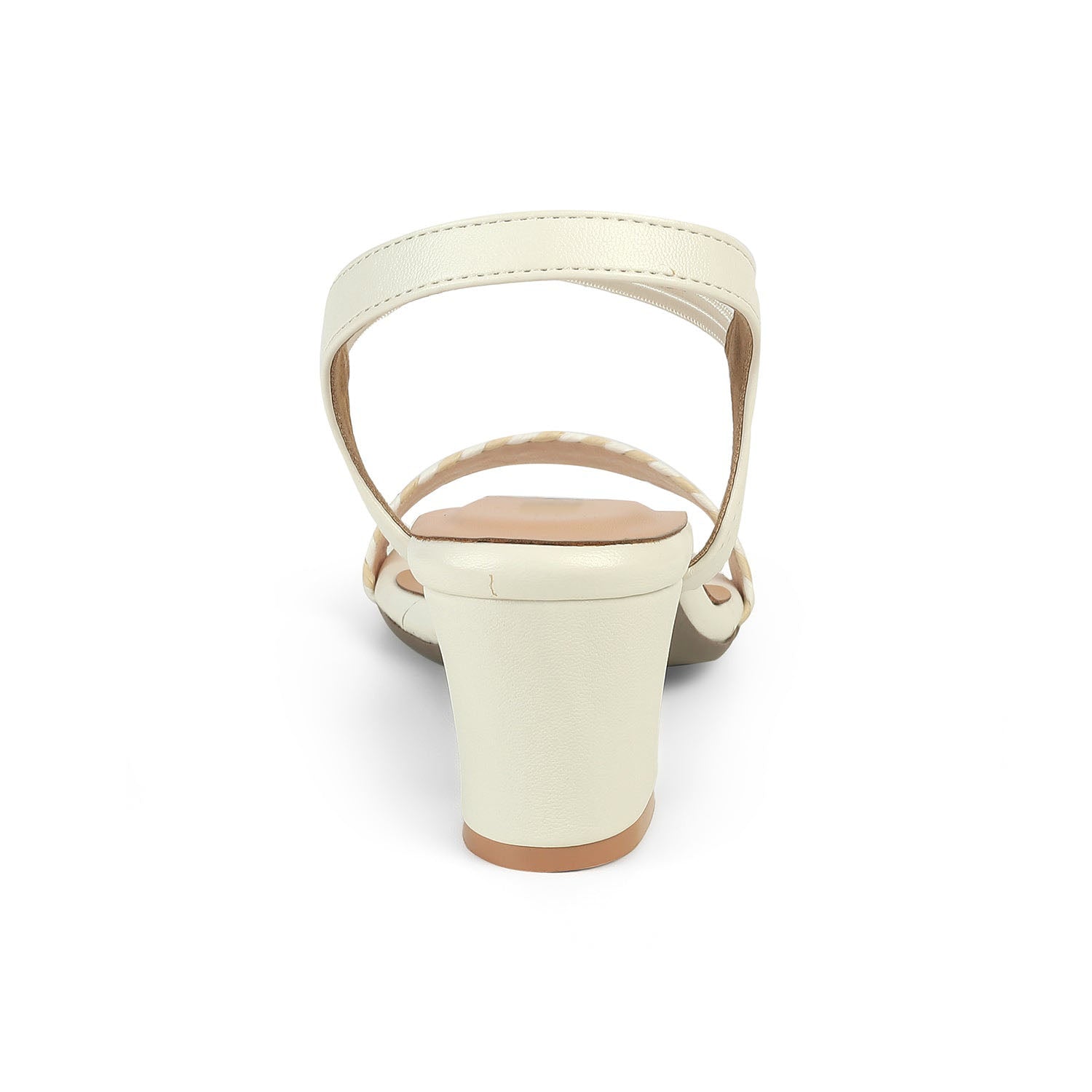 Women's Woven Strap Block Heel Sandals