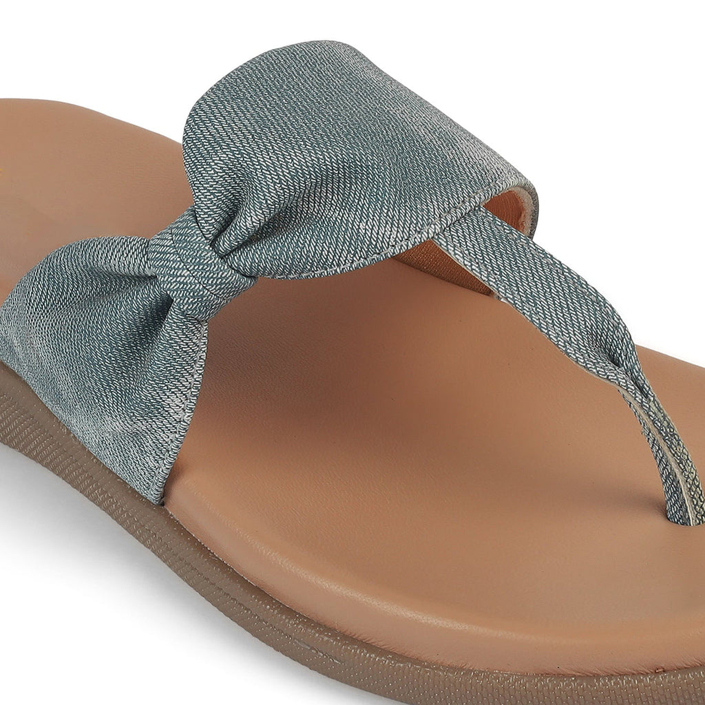 Women’s Bow Strap Sandals with Soft Cushioned Comfort