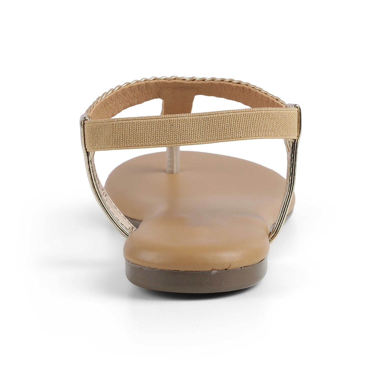 Women’s Braided Strap Sandals with Soft Footbed Comfort