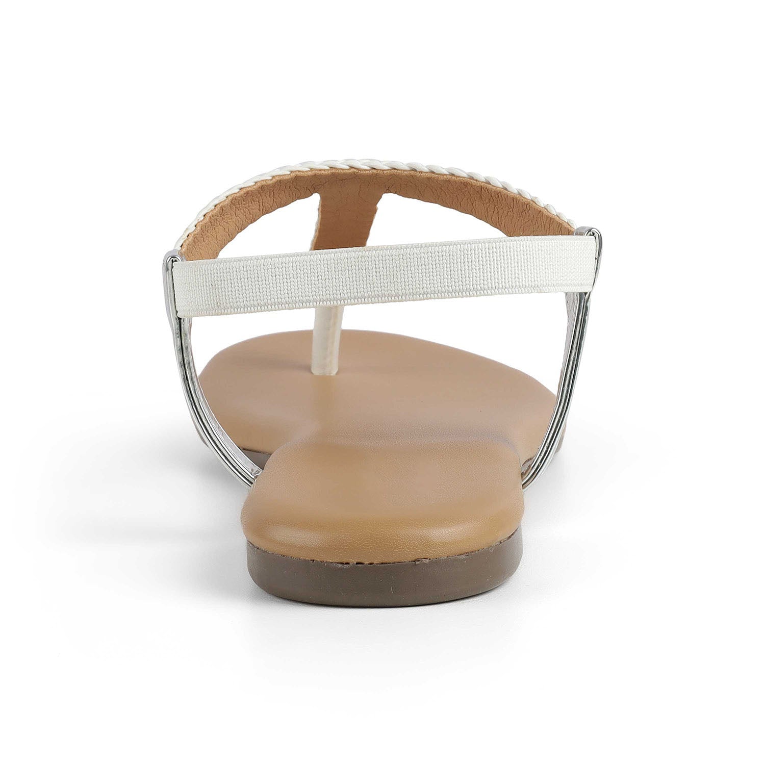 Women’s Braided Strap Sandals with Soft Footbed Comfort