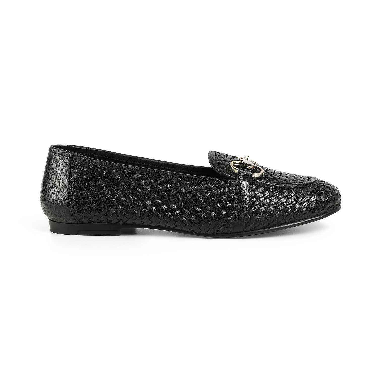 Women’s Loafers with Braided Style and Classic Bit Accent