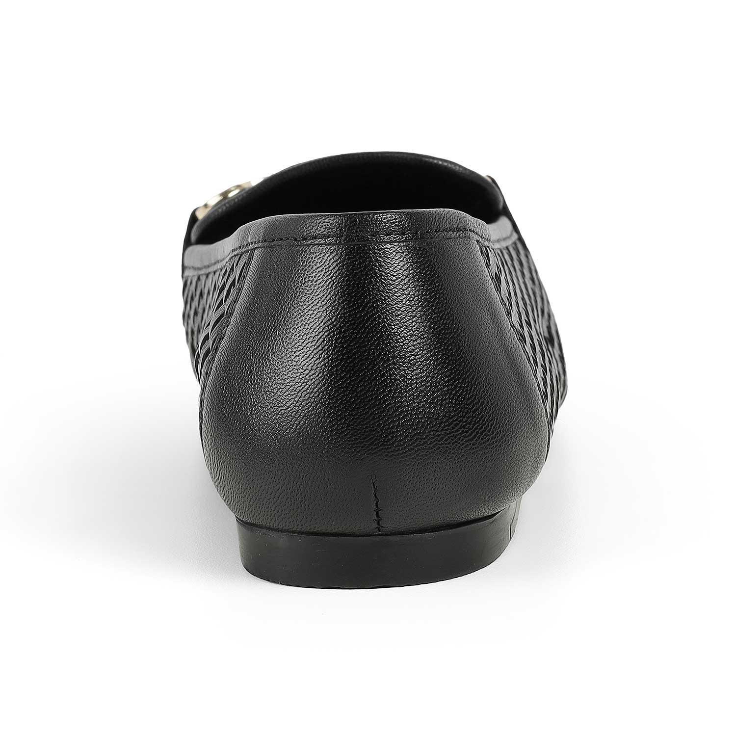 Women’s Loafers with Braided Style and Classic Bit Accent