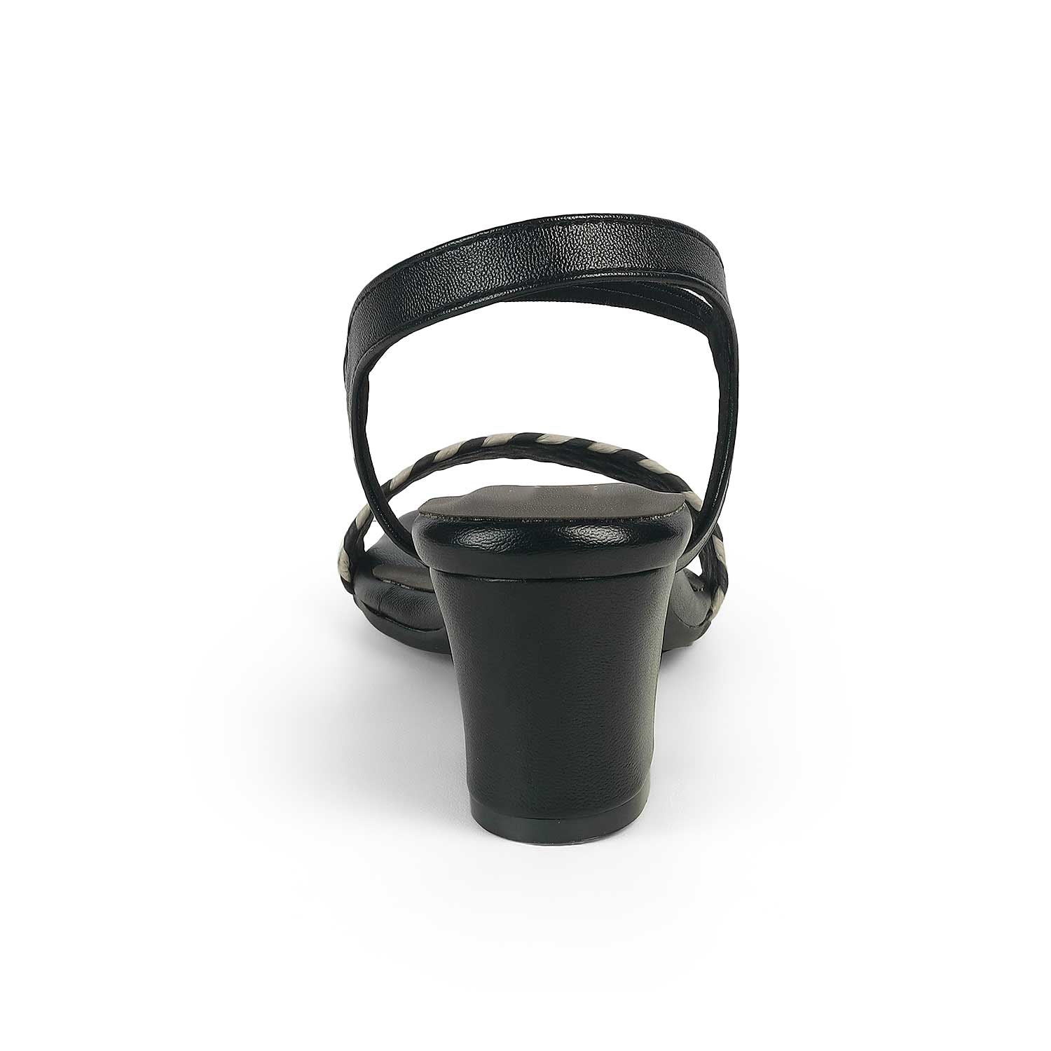 Women’s Woven Strap Block Heel Sandals for Daily Style