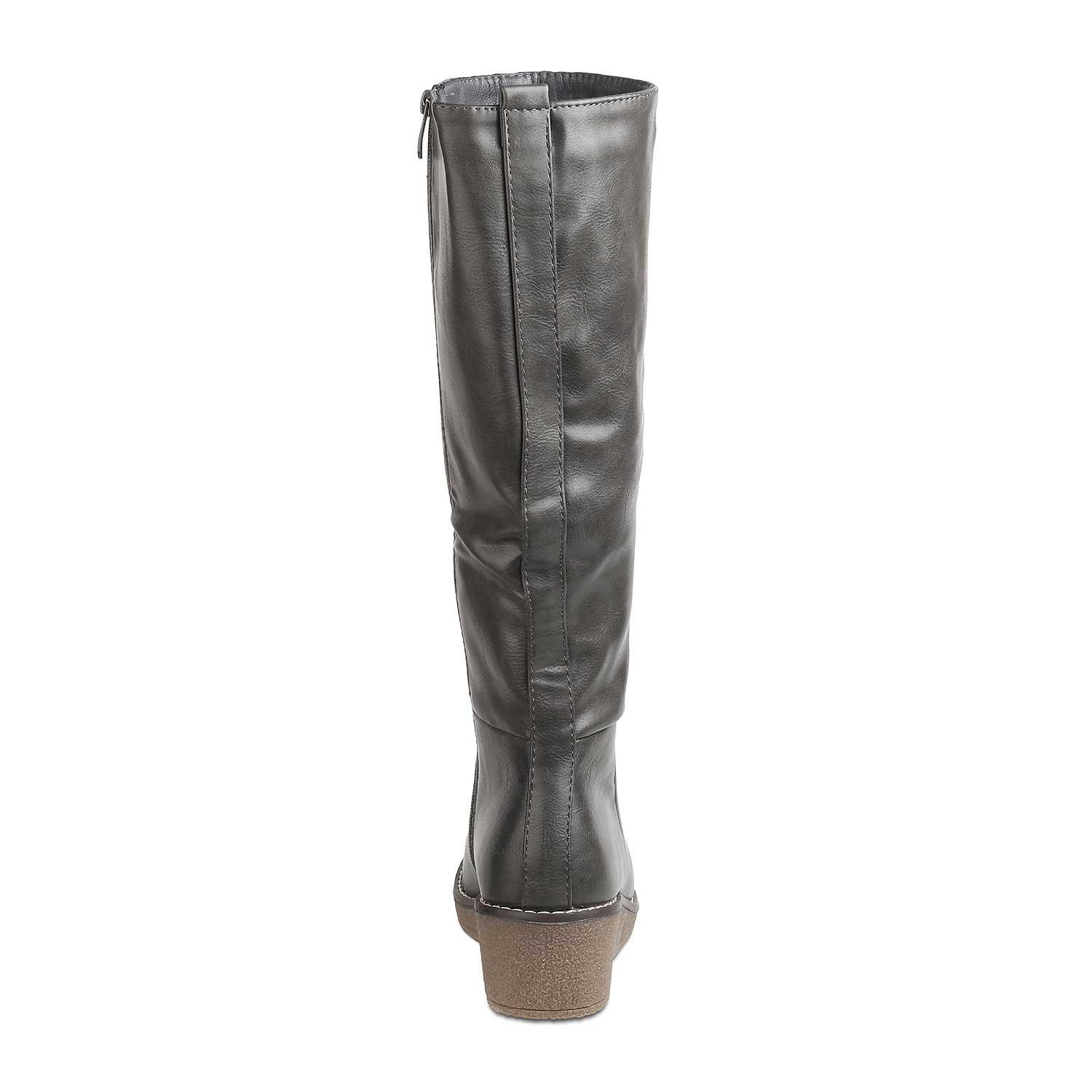 Women’s Wedge Knee High Boots with Sleek Everyday Style