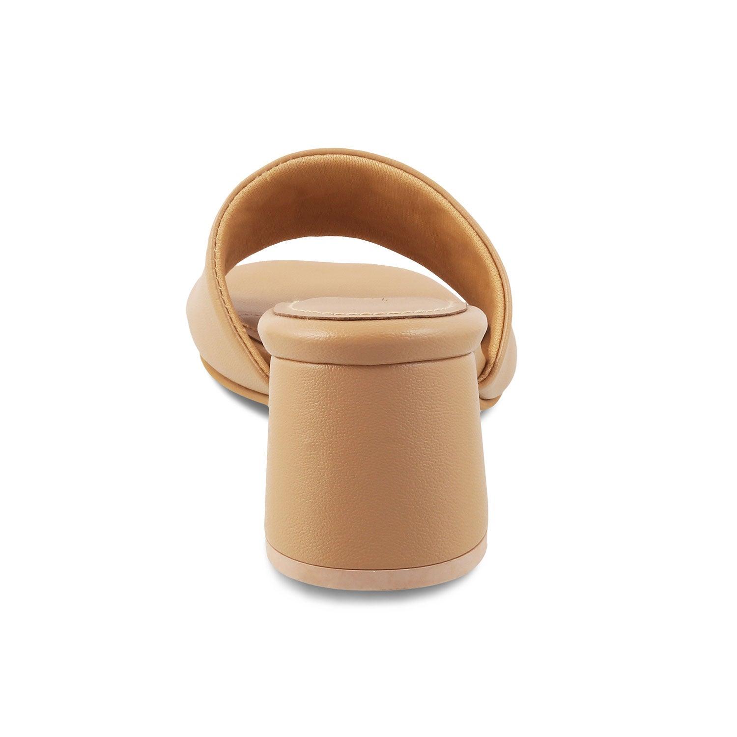 Women’s Block Heel Slide Sandals – Minimalist Everyday Style